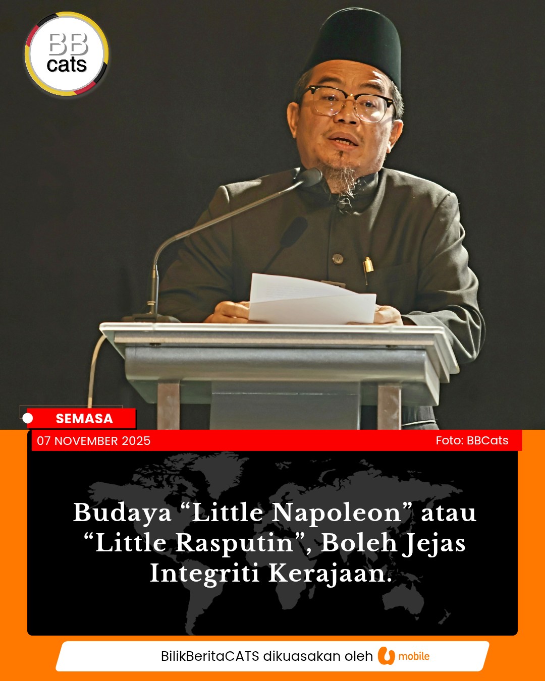 Jangan Jadi ‘Little Napoleon’, Penjawat Awam Sarawak Diingat Integriti Pentadbiran