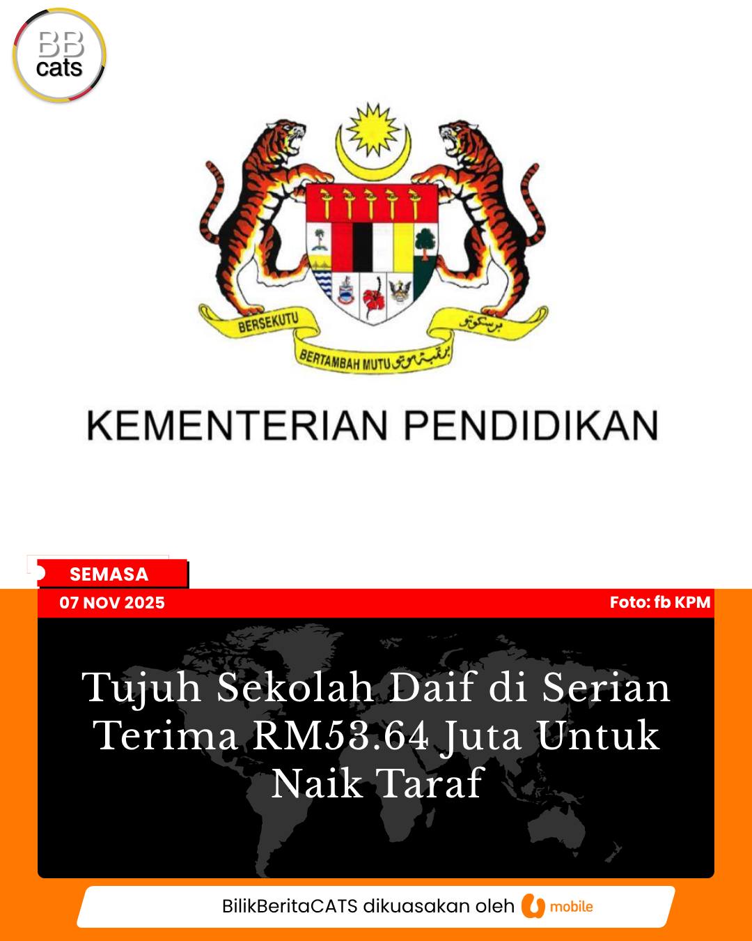 RM53.64 Juta Untuk Naik Taraf 7 Sekolah Daif di Serian