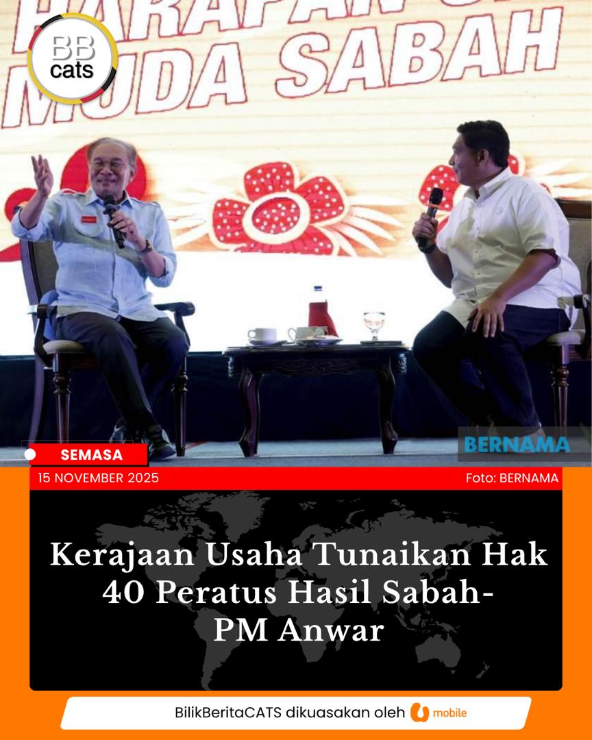 Kerajaan Usaha Tunaikan Hak 40 Peratus Hasil Sabah