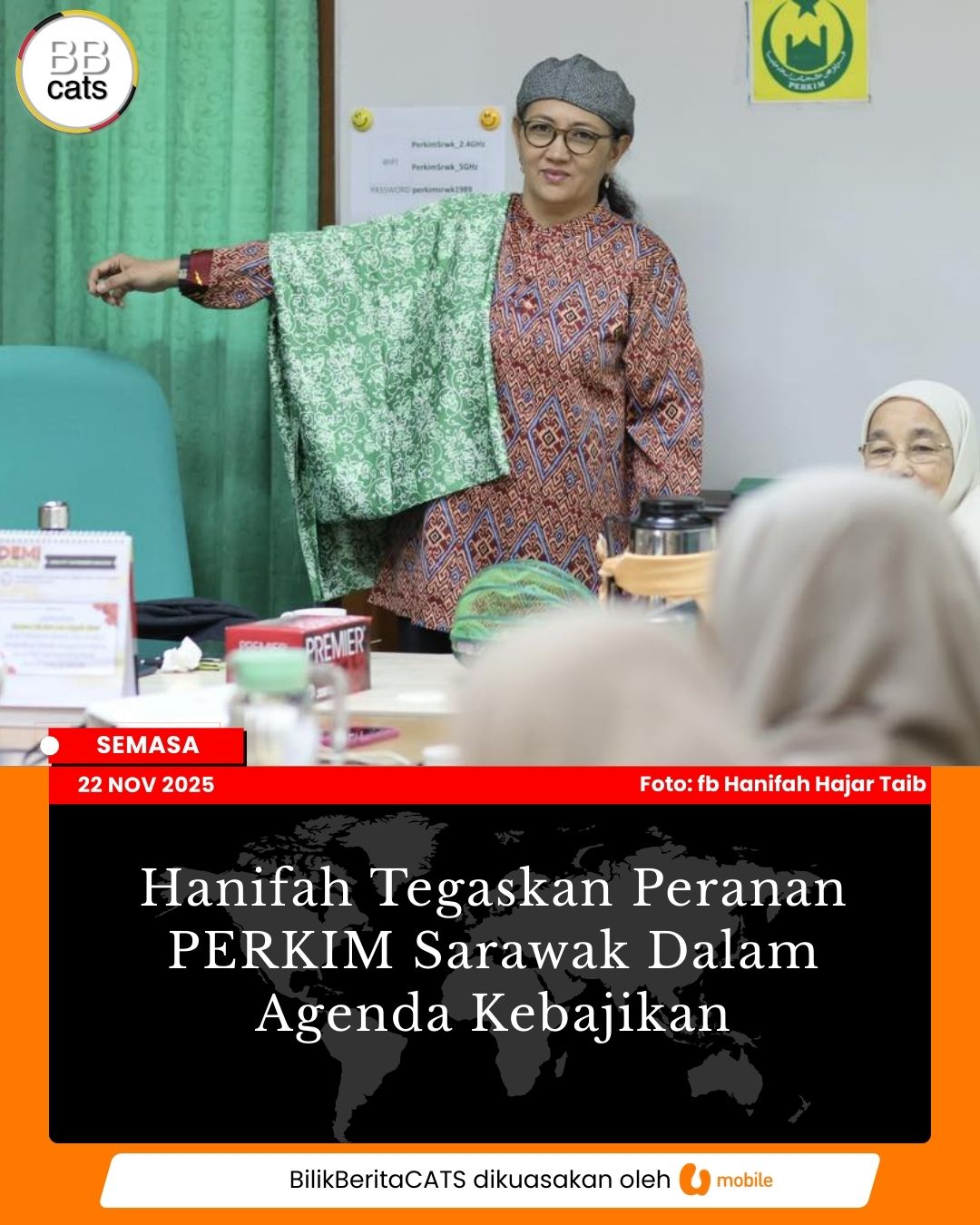 Hanifah Tegaskan Peranan PERKIM Sarawak Dalam Agenda Kebajikan