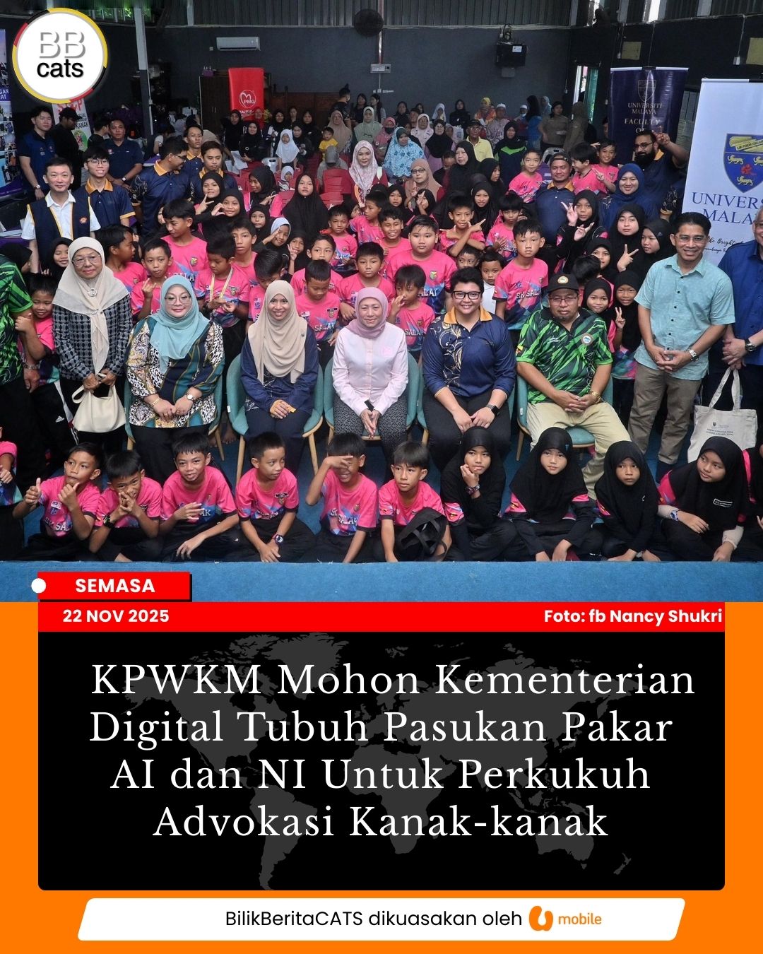 KPWKM Mohon Kementerian Digital Tubuh Pasukan Pakar AI dan NI Untuk Perkukuh Advokasi Kanak-kanak
