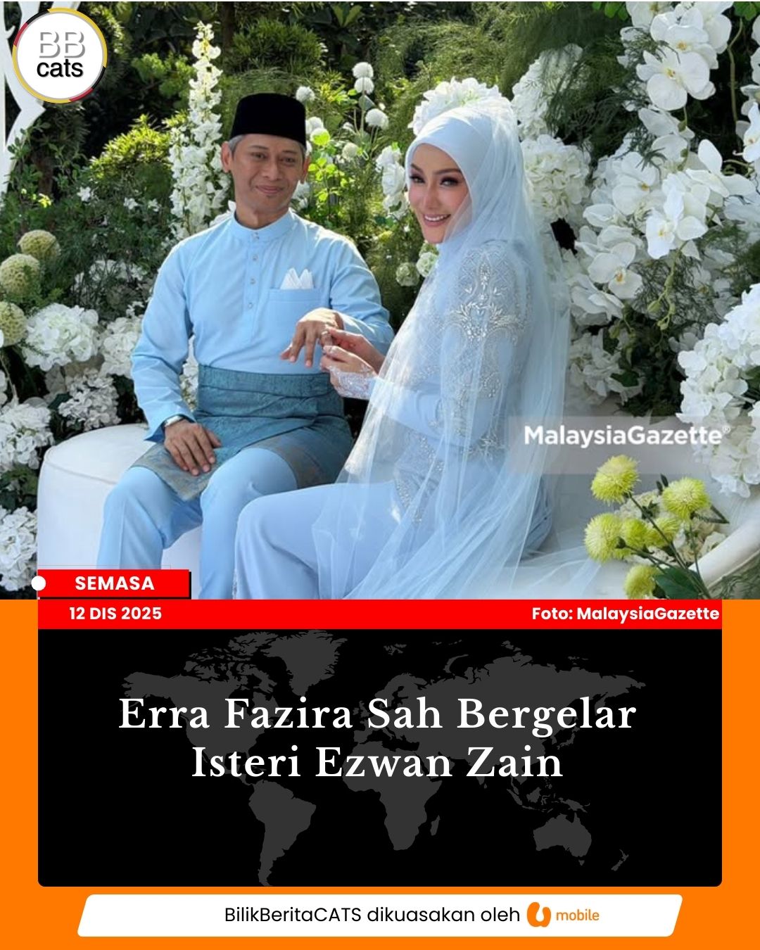 Erra Fazira Sah Bergelar Isteri Ezwan Zain