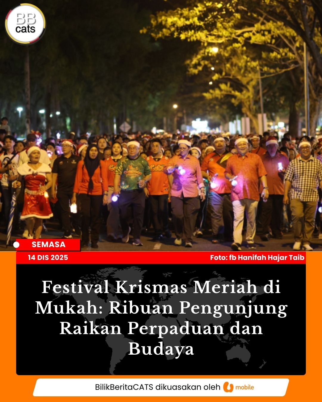 Festival Krismas Meriah di Mukah: Ribuan Pengunjung Raikan Perpaduan dan Budaya