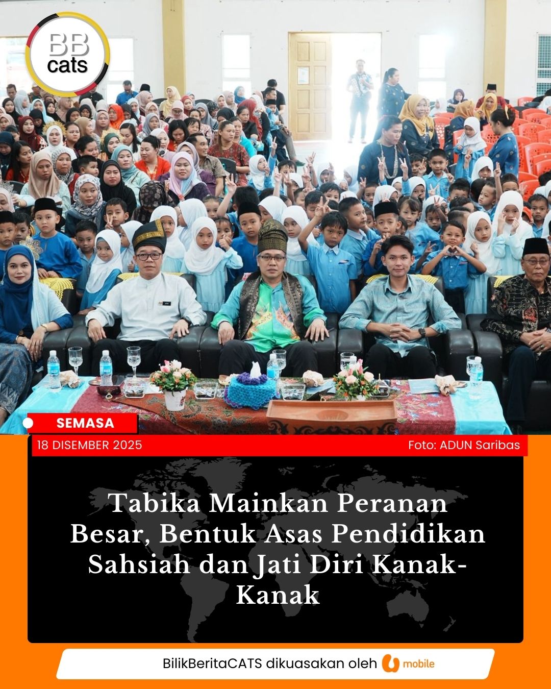 Tabika Mainkan Peranan Besar, Bentuk Asas Pendidikan Sahsiah Dan Jati Diri Kanak-Kanak.