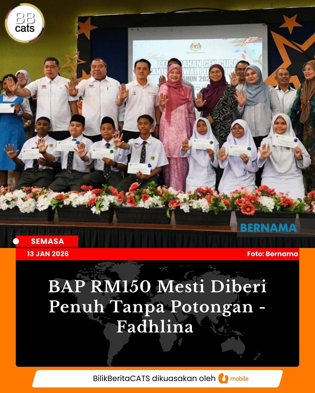 BAP RM150 Mesti Diberi Penuh Tanpa Potongan – Fadhlina
