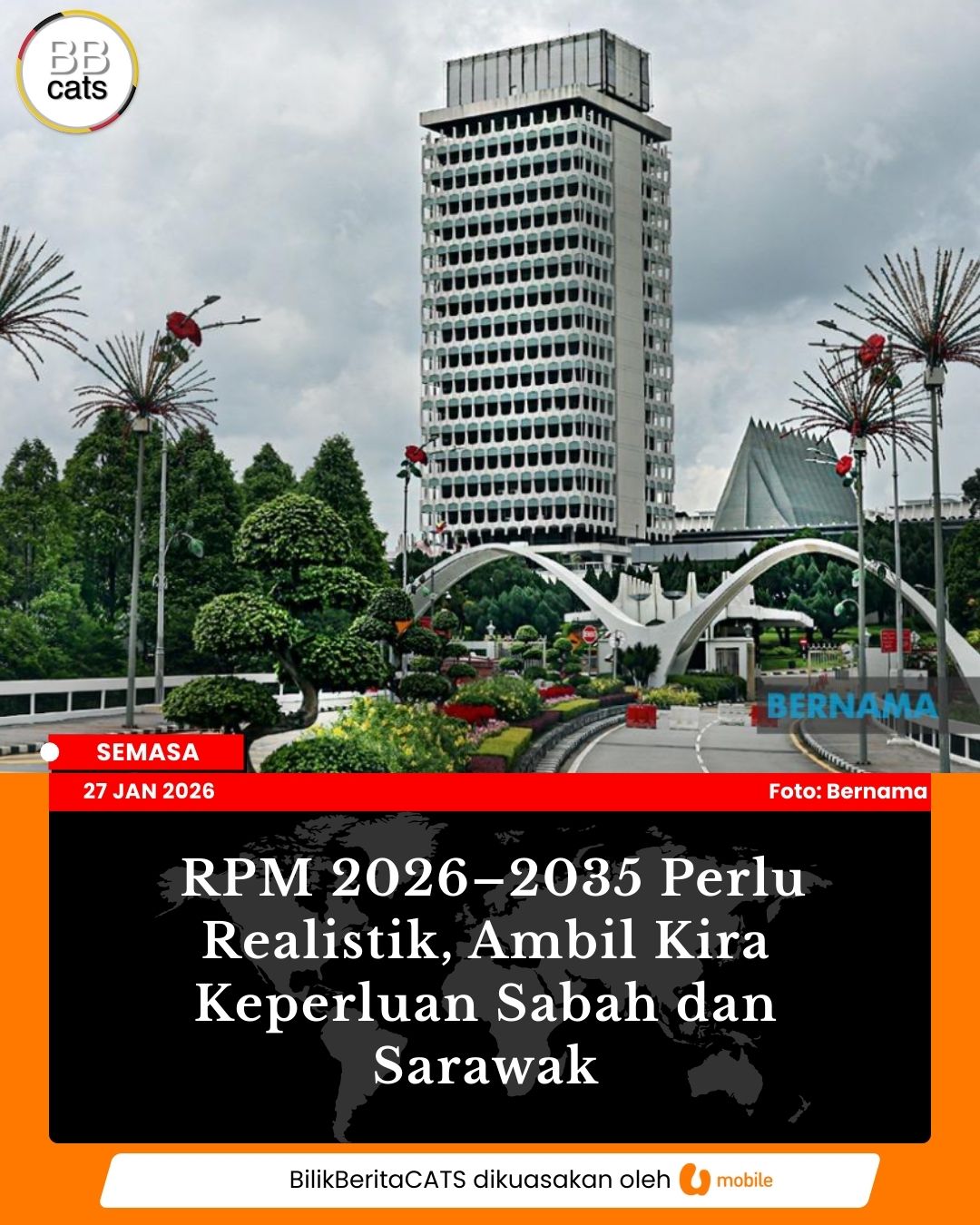 RPM 2026–2035 Perlu Realistik, Ambil Kira Keperluan Sabah dan Sarawak