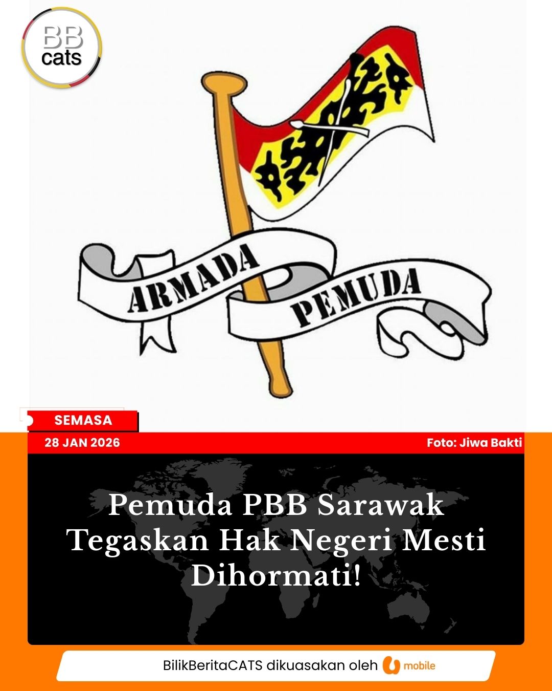 Pemuda PBB Sarawak Tegaskan Hak Negeri Mesti Dihormati