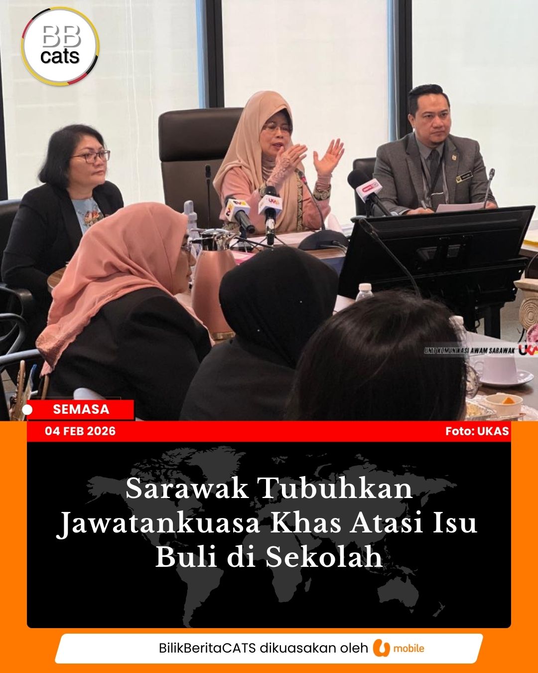 Sarawak Tubuhkan Jawatankuasa Khas Atasi Isu Buli di Sekolah