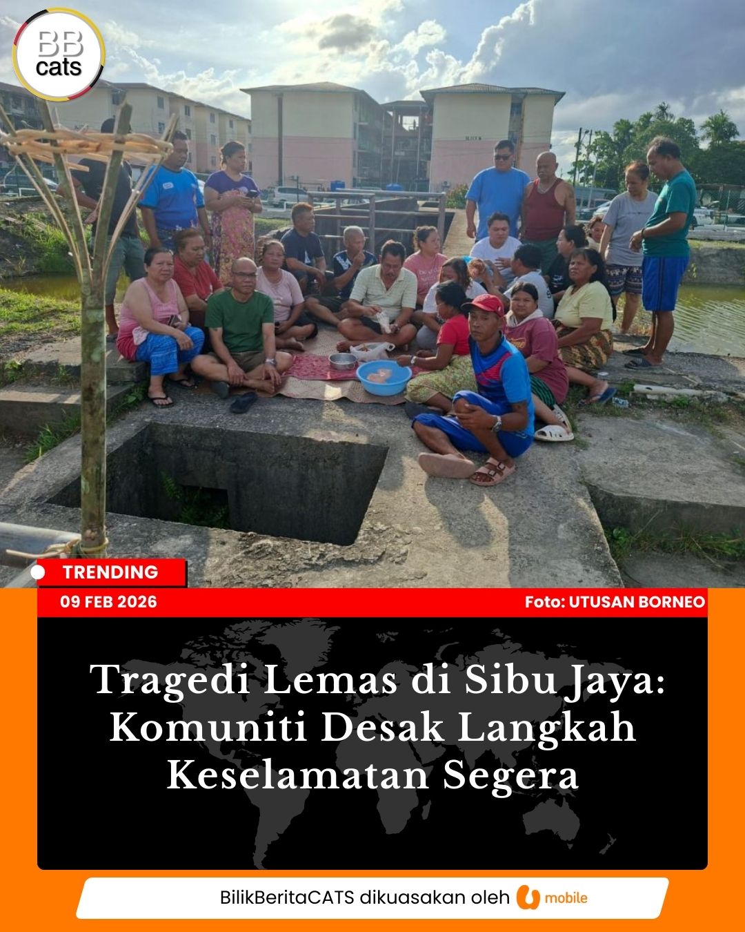Tragedi Lemas di Sibu Jaya: Komuniti Desak Langkah Keselamatan Segera