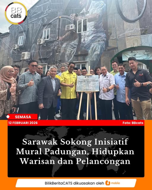 Sarawak Sokong Mural Padungan, Hidupkan Warisan dan Pelancongan