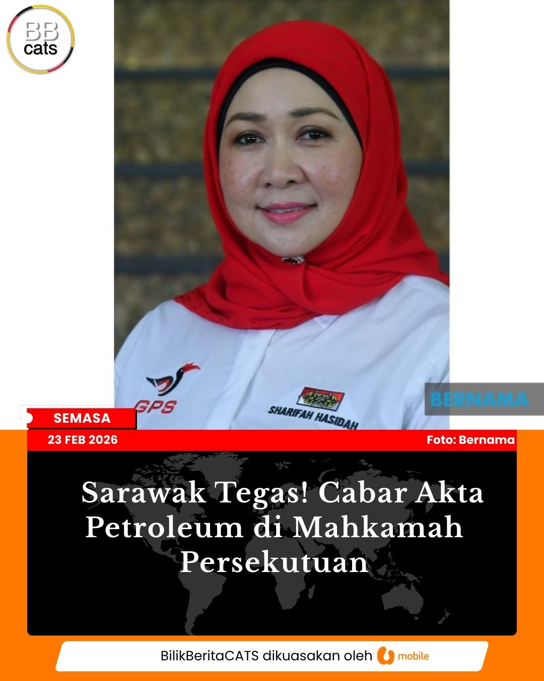 SARAWAK CABAR AKTA PETROLEUM DI MAHKAMAH PERSEKUTUAN