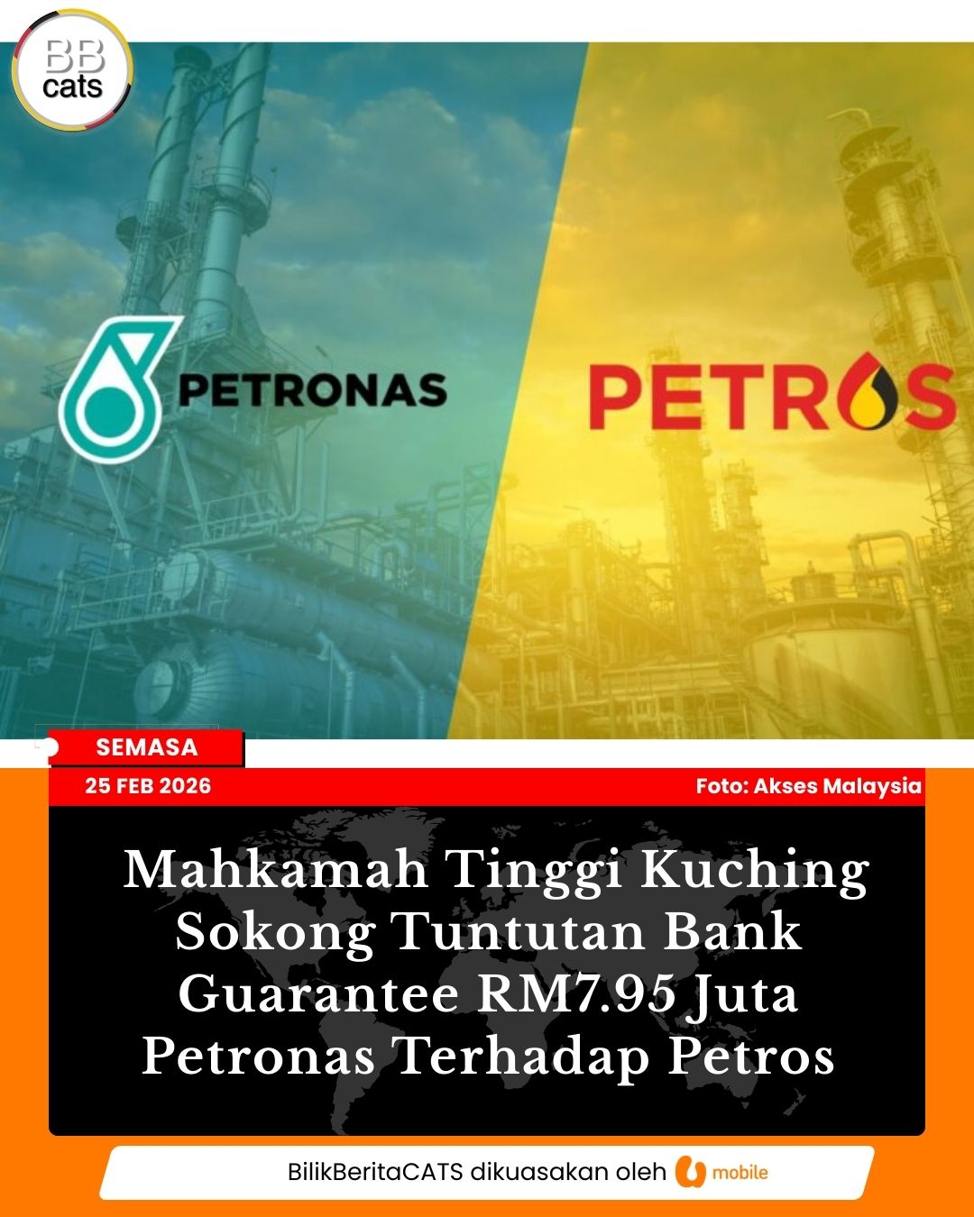 Mahkamah Tinggi Sokong Tuntutan RM7.95 Juta Petronas Terhadap Petros