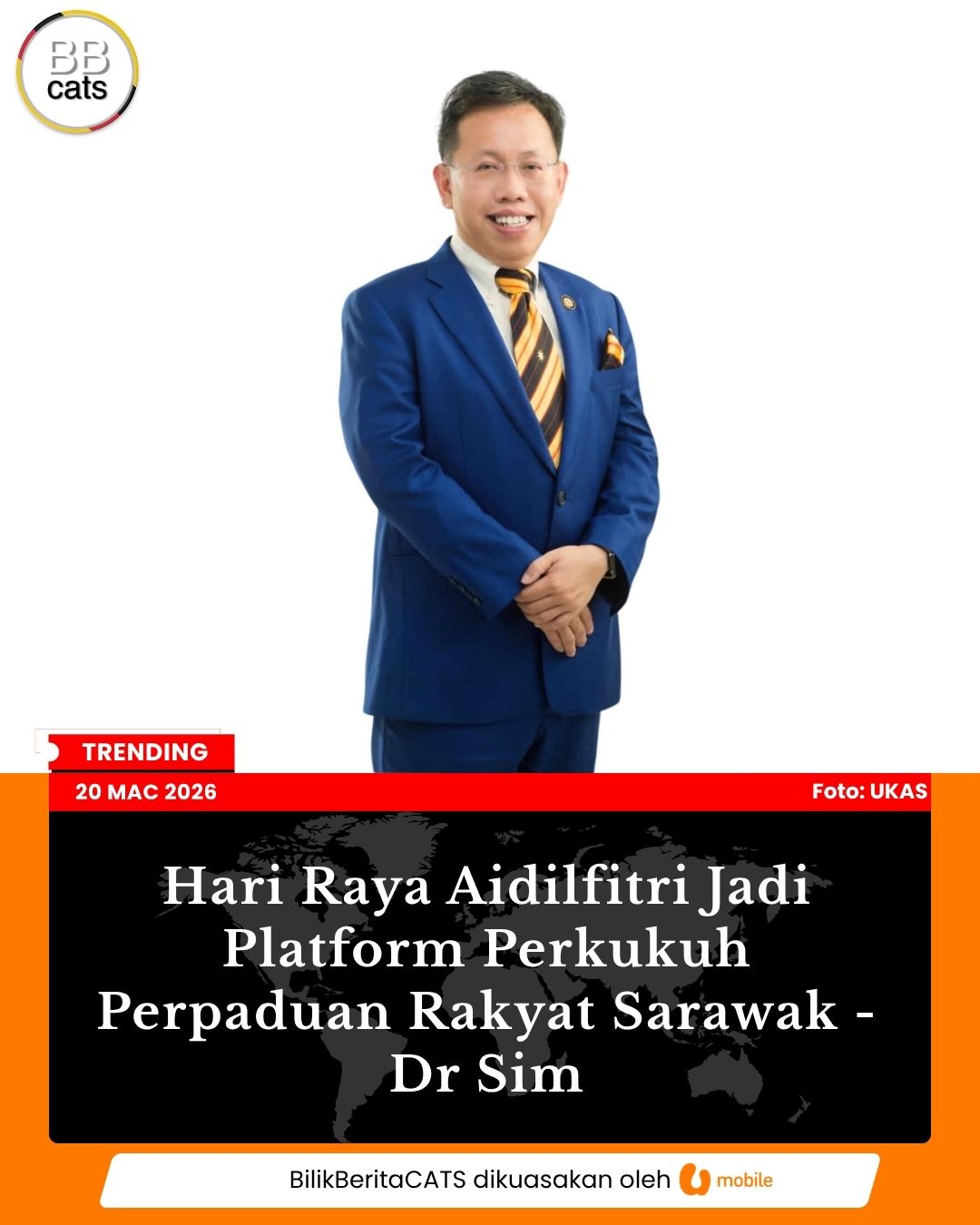 Hari Raya Aidilfitri Jadi Platform Perkukuh Perpaduan Rakyat Sarawak