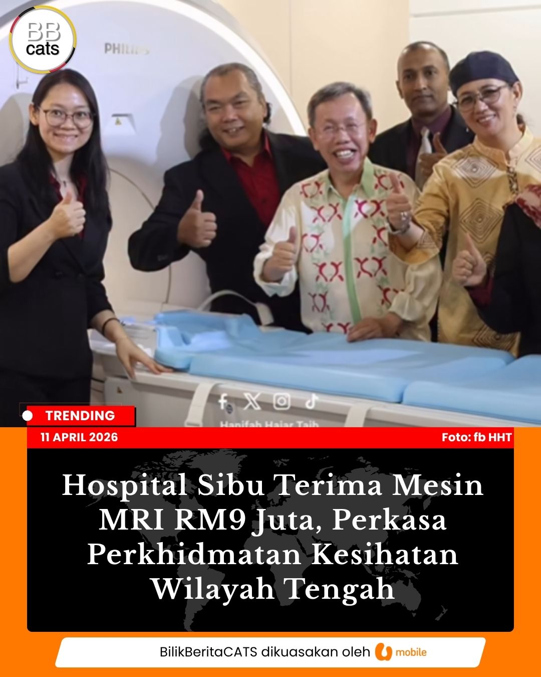 Hospital Sibu Terima Mesin MRI RM9 Juta, Perkasa Perkhidmatan Kesihatan Wilayah Tengah