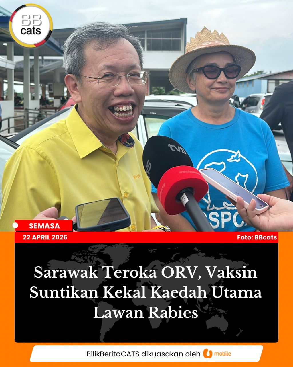Sarawak Teroka ORV, Vaksin Suntikan Kekal Kaedah Utama Lawan Rabies