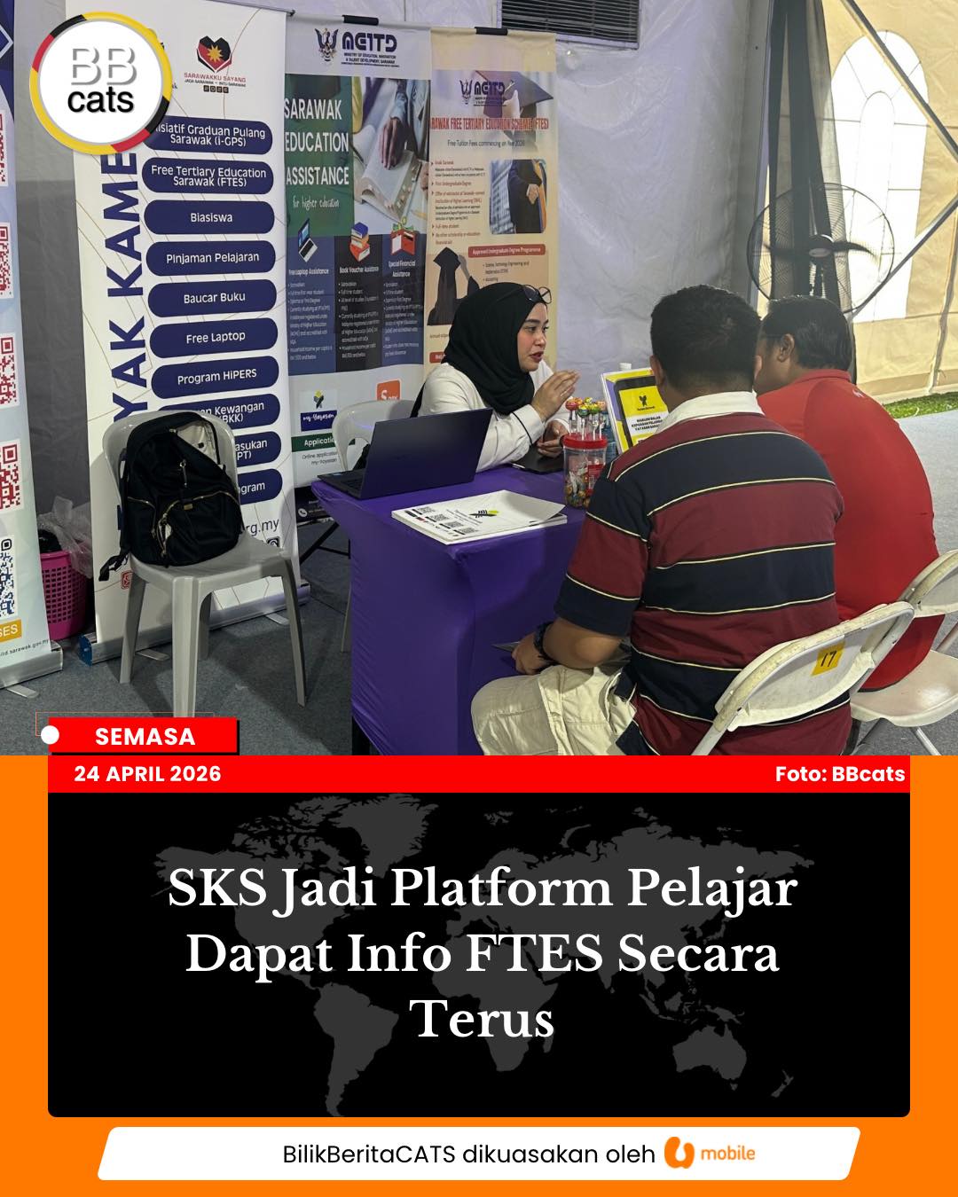 SKS Jadi Platform Pelajar Dapat Info FTES Secara Terus
