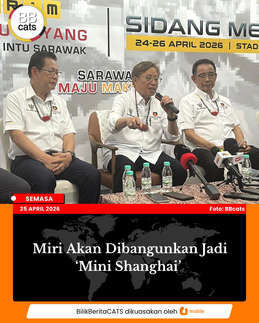 Miri Akan Dibangunkan Jadi 'Mini Shanghai'