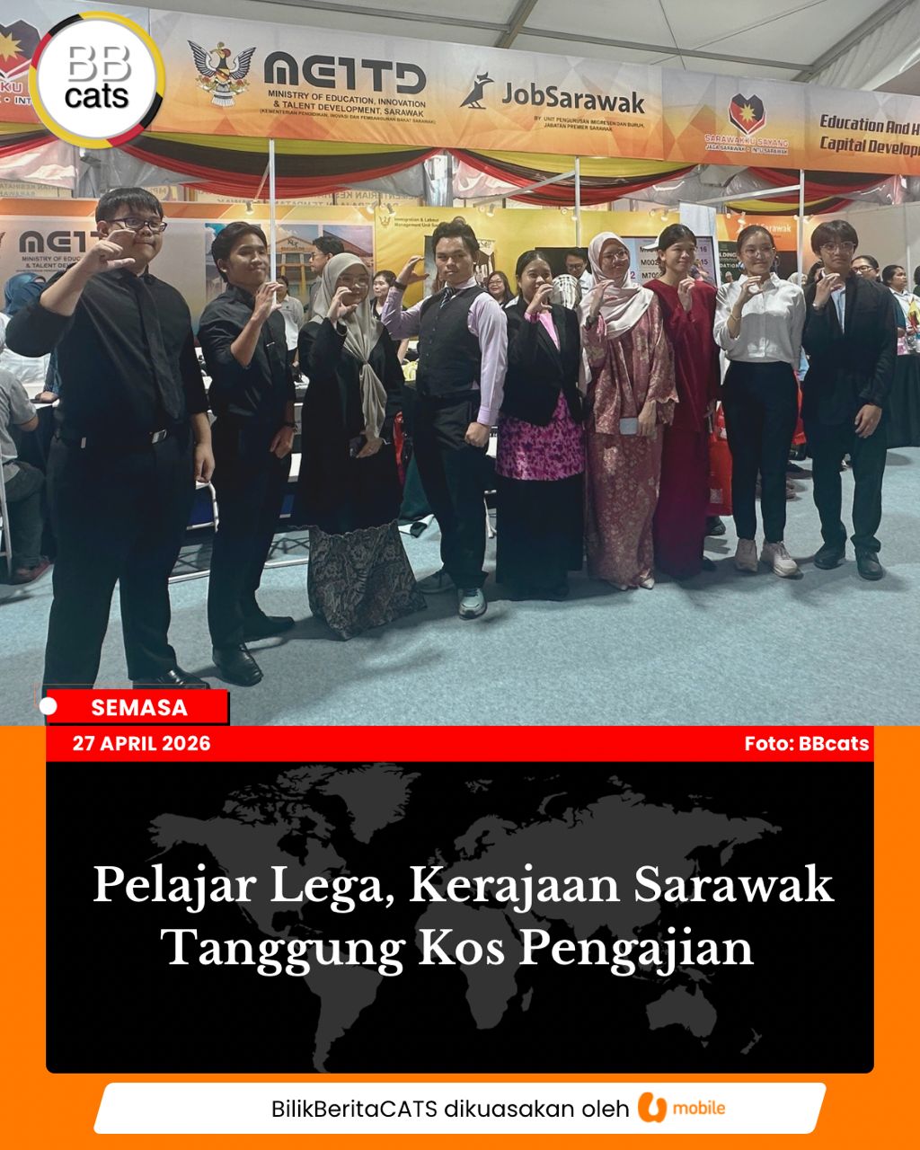 FTES Ringankan Beban Pelajar, Perkasa Pendidikan Tinggi di Sarawak