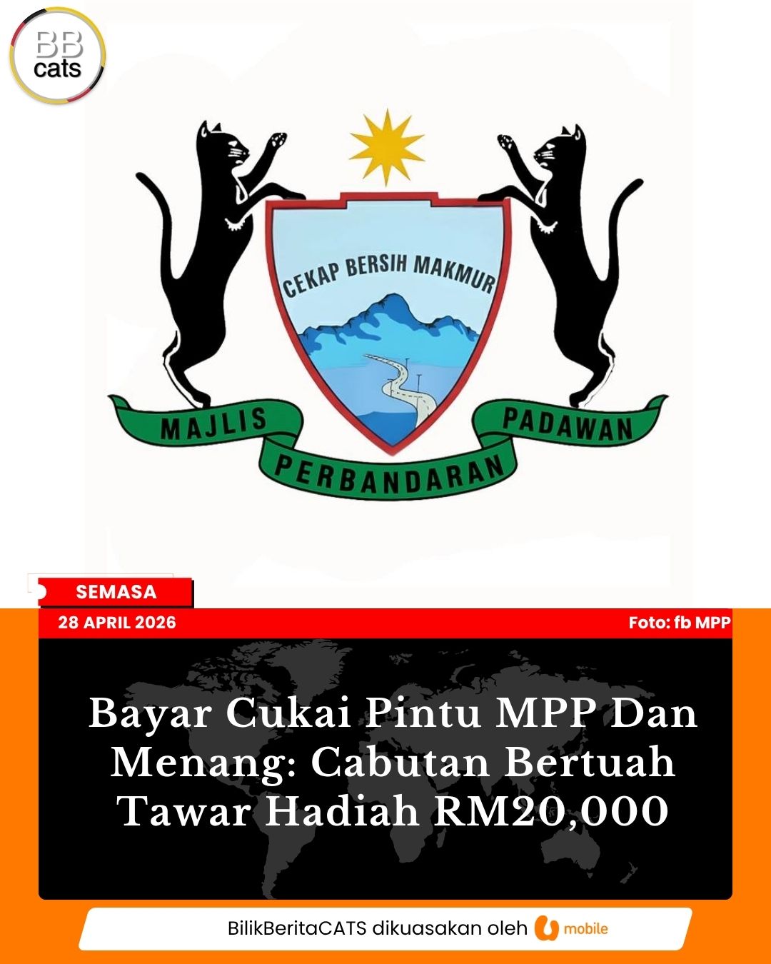 Bayar Cukai Pintu MPP Dan Menang: Cabutan Bertuah Tawar Hadiah RM20,000