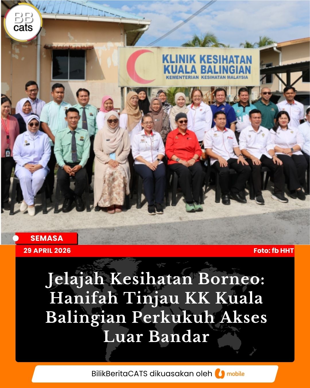 Jelajah Kesihatan Borneo: Hanifah Tinjau KK Kuala Balingian Perkukuh Akses Luar Bandar