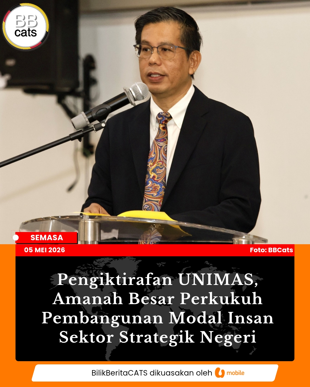 Pengiktirafan UNIMAS, Amanah Besar Perkukuh Pembangunan Modal Insan Sektor Strategik Negeri