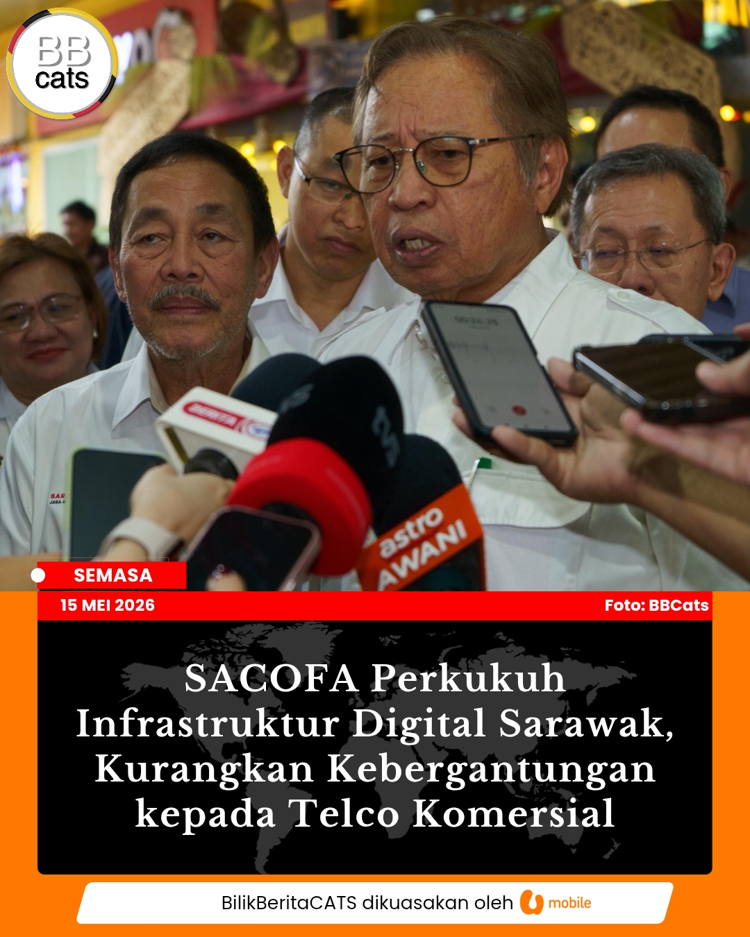 SACOFA Perkukuh Infrastruktur Digital Sarawak, Kurangkan Kebergantungan kepada Telco Komersial