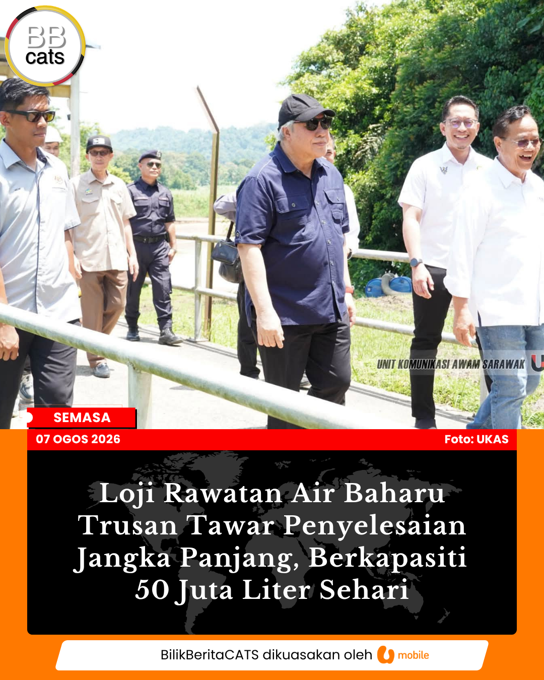Loji Rawatan Air Baharu Trusan Tawar Penyelesaian Jangka Panjang, Berkapasiti 50 Juta Liter Sehari