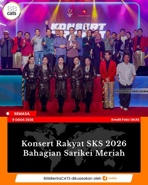 Konsert Rakyat SKS 2026 Bahagian Sarikei Meriah