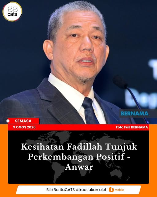Kesihatan Fadillah Tunjuk Perkembanguan Positif - Anwar