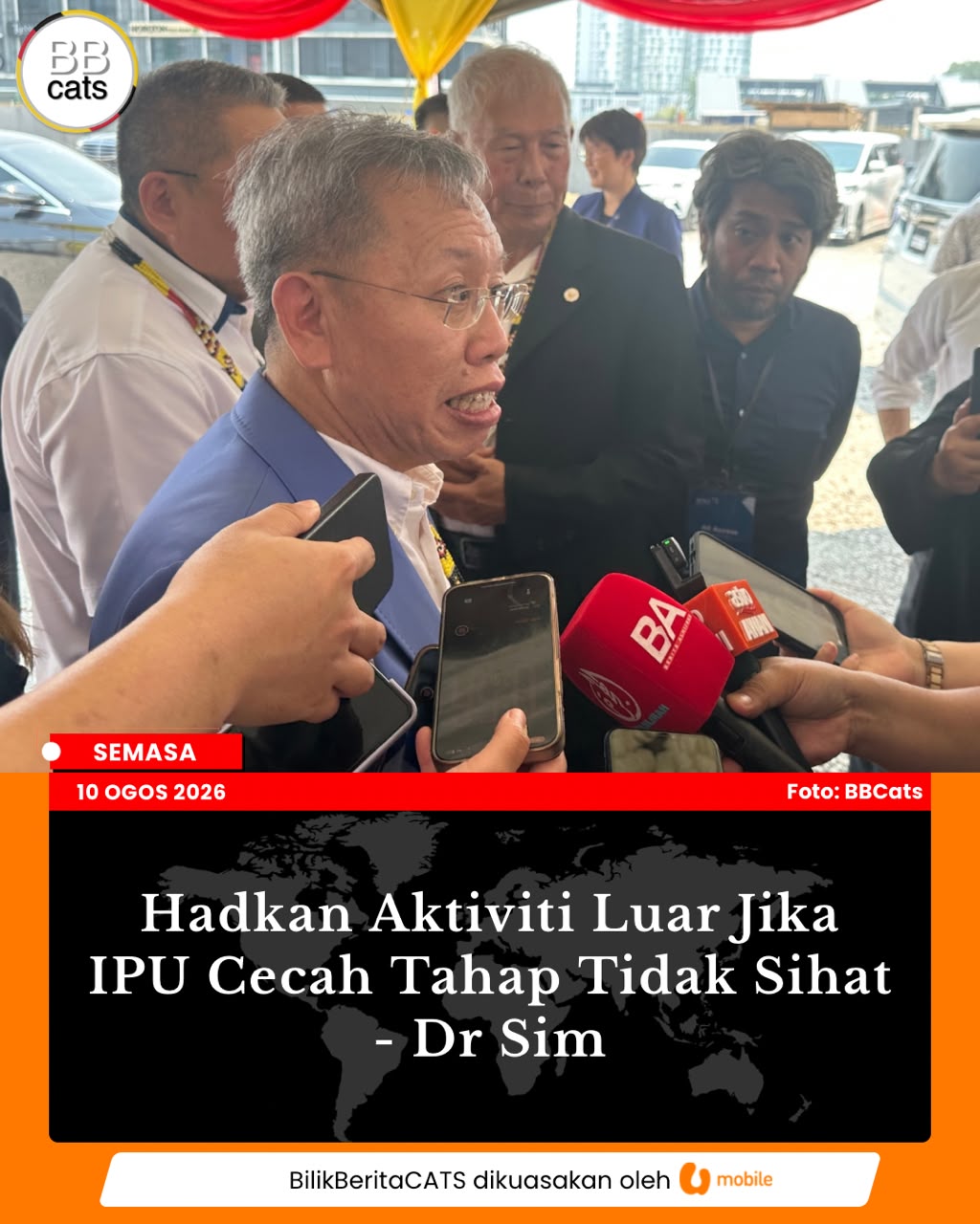 Hadkan Aktiviti Luar Jika IPU Cecah Tahap Tidak Sihat