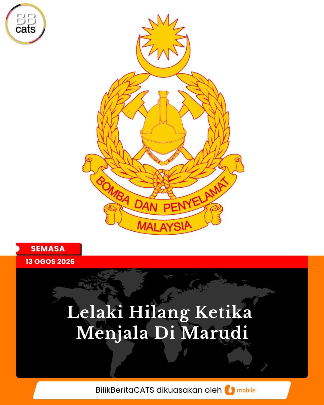 Lelaki Hilang Ketika Menjala Di Marudi
