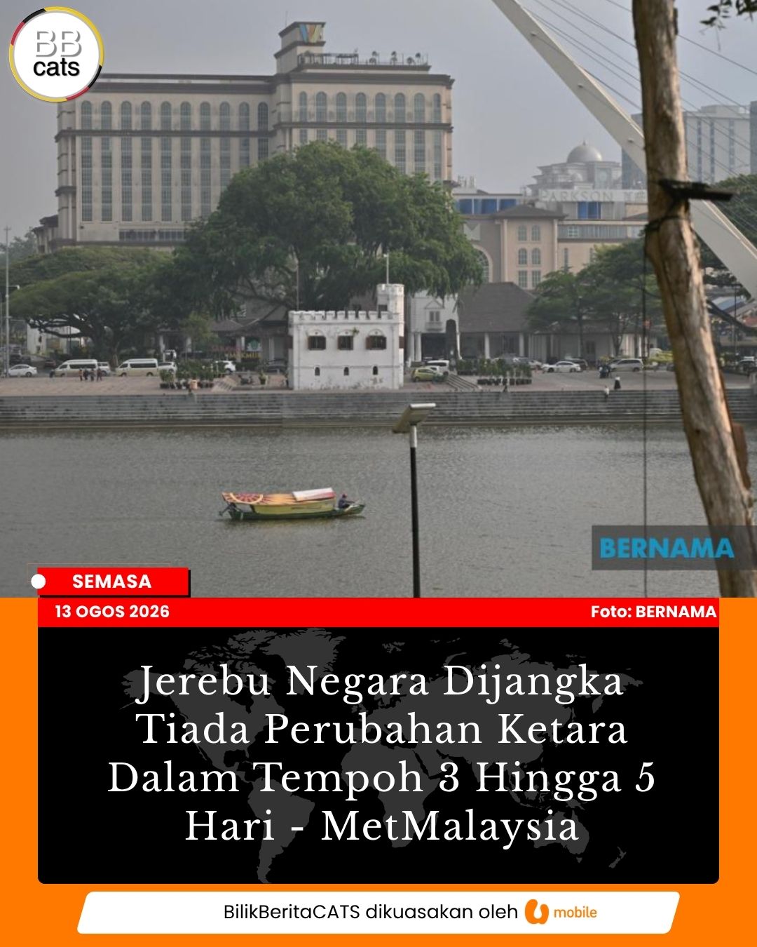 Jerebu Negara Dijangka Tiada Perubahan Ketara Dalam Tempoh 3 Hingga 5 Hari - MetMalaysia