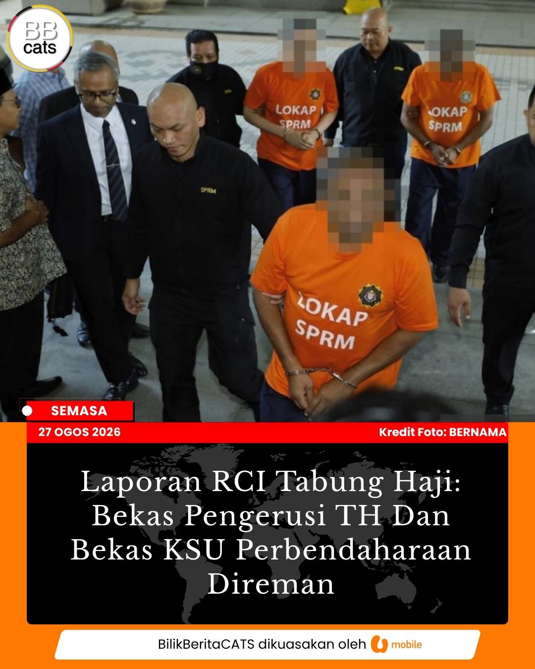 Laporan RCI Tabung Haji: Bekas Pengerusi TH Dan Bekas KSU Perbendaharaan Direman