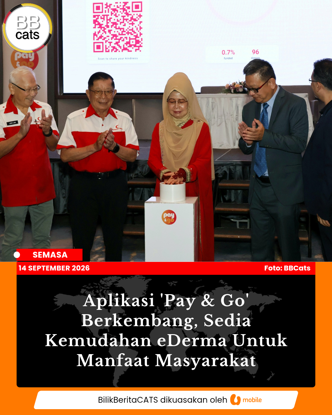 Aplikasi 'Pay & Go' Berkembang, Sedia Kemudahan eDerma Untuk Manfaat Masyarakat