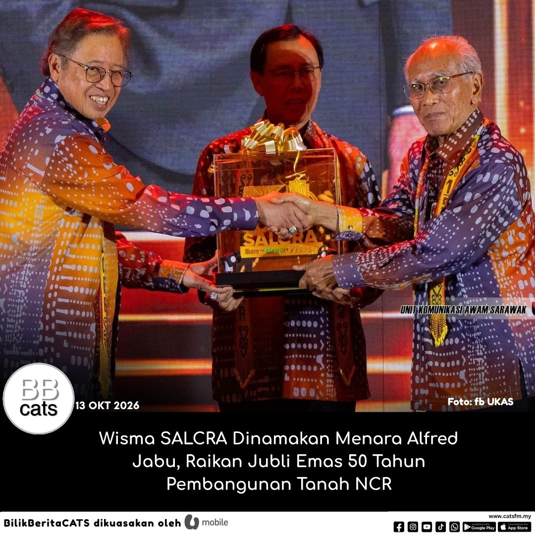 Wisma SALCRA Dinamakan Menara Alfred Jabu, Raikan Jubli Emas 50 Tahun Pembangunan Tanah NCR